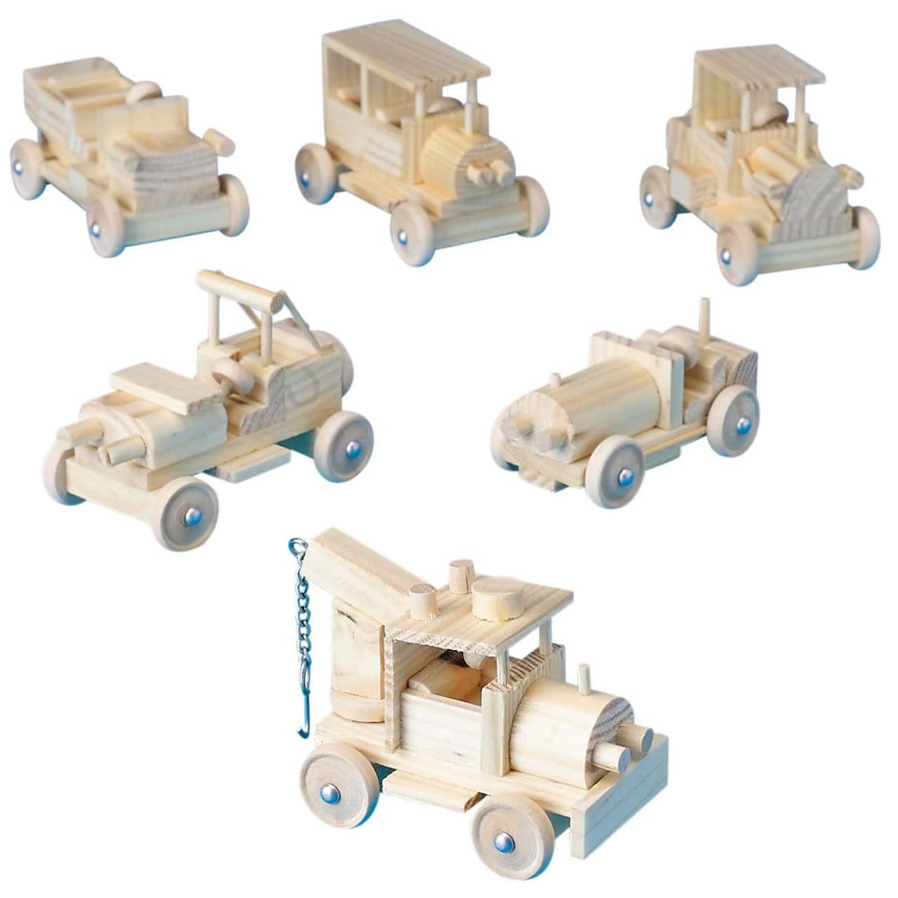 S&#x26;S&#xAE; Worldwide Wood Classic Cars Of Yesteryear Kit